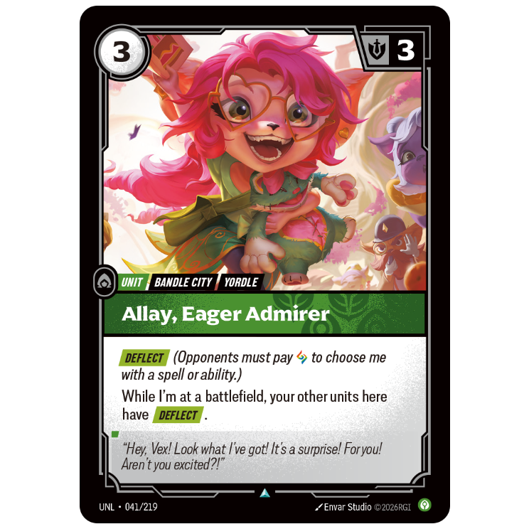 Riftbound TCG - Allay, Eager Admirer | Unleashed 041/219