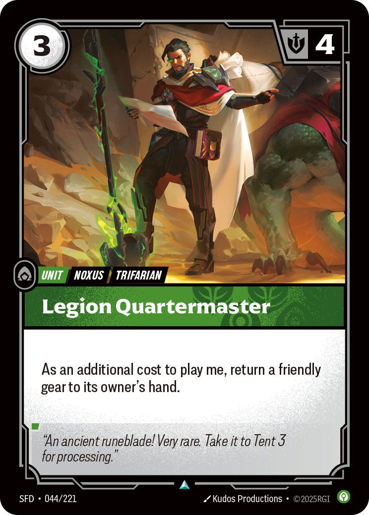 Legion Quartermaster - Riftbound Spiritforged #44