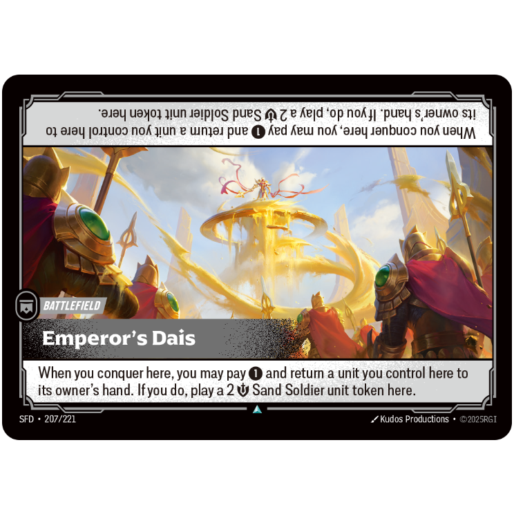 Emperor's Dais - Riftbound Spiritforged #207
