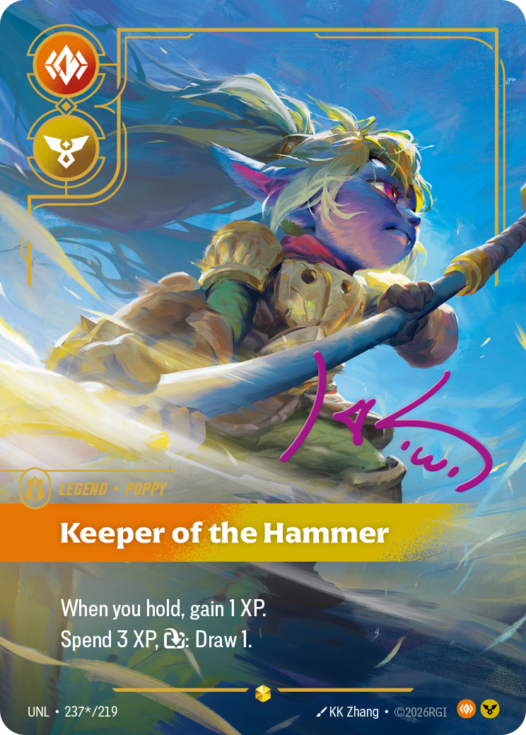 Riftbound TCG - Keeper of the Hammer | Unleashed 237s/219