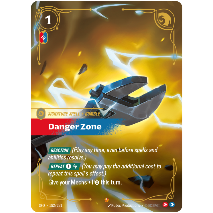 Danger Zone - Riftbound Spiritforged #182