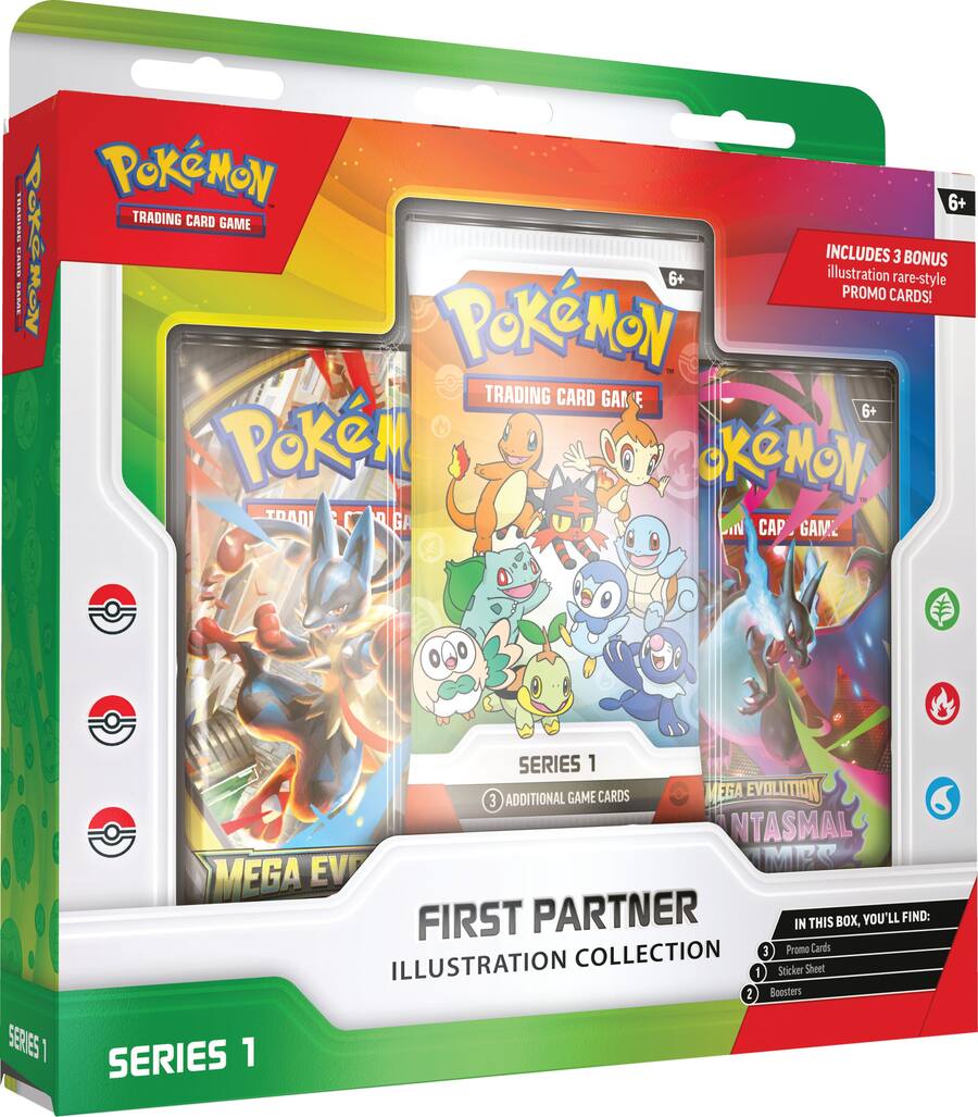 Pokémon TCG First Partner Illustration Collection Series 1 — 30th Anniversary sealed box