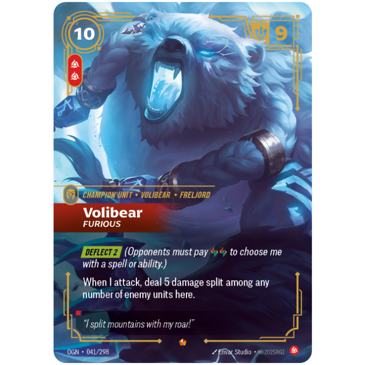 Volibear Furious - Riftbound Origins #041