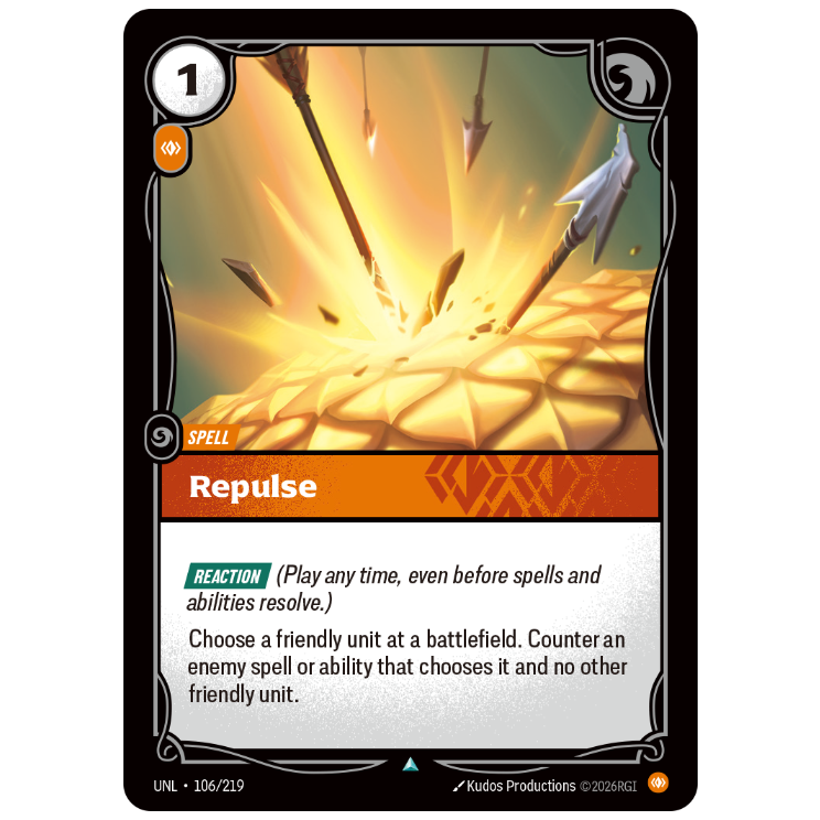 Riftbound TCG - Repulse | Unleashed 106/219