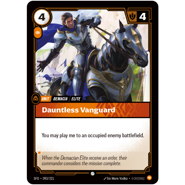 Dauntless Vanguard - Riftbound Spiritforged #93