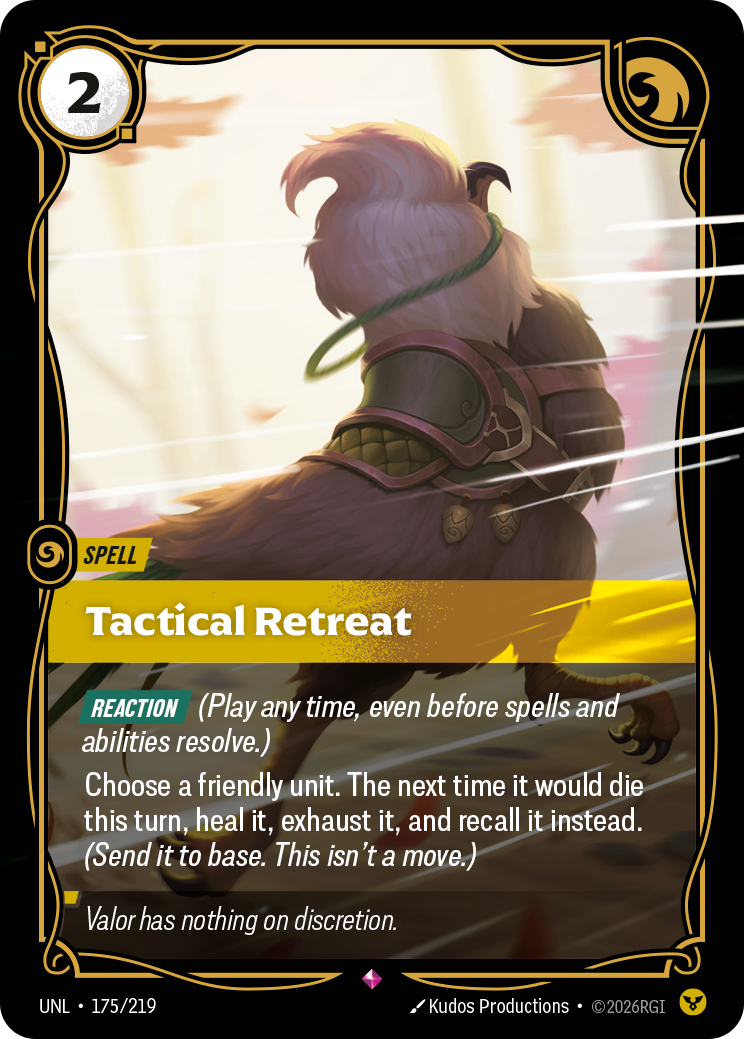 Riftbound TCG - Tactical Retreat | Unleashed 175/219