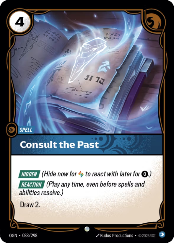 Riftbound TCG – Consult the Past (Foil, Common) | Origins 083/298