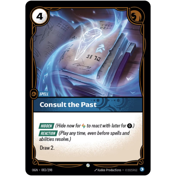 Riftbound TCG – Consult the Past (Foil, Common) | Origins 083/298