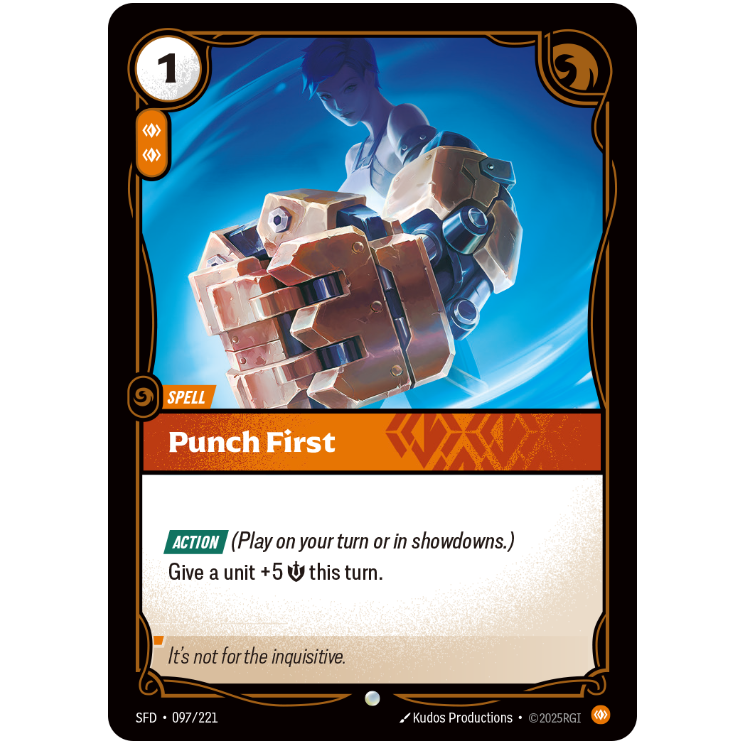 Punch First - Riftbound Spiritforged #97