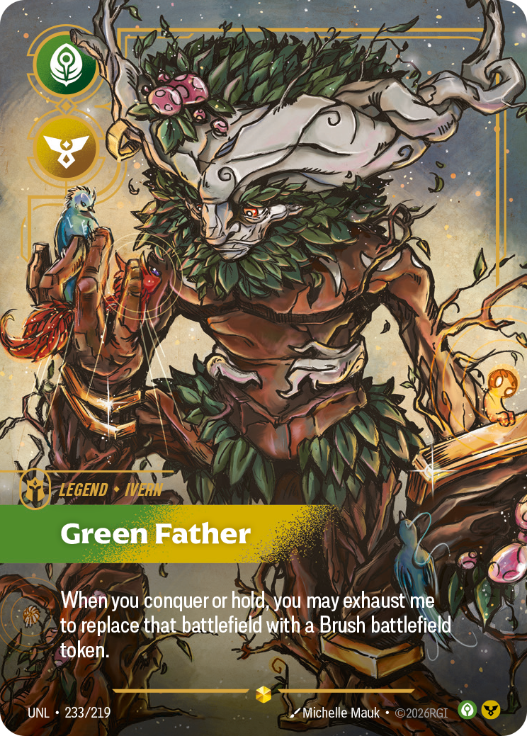 Riftbound TCG - Green Father | Unleashed 233/219