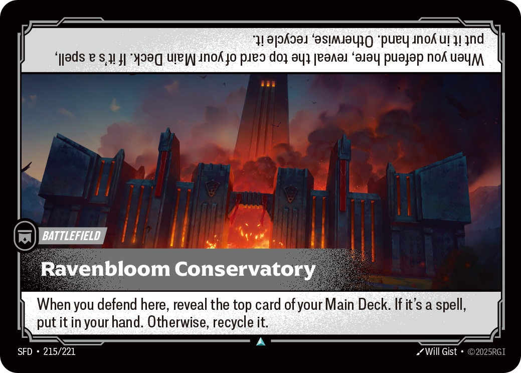 Ravenbloom Conservatory - Riftbound Spiritforged #215