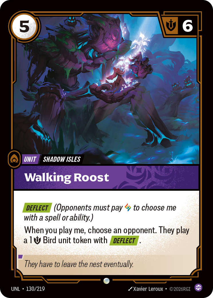 Riftbound TCG - Walking Roost | Unleashed 130/219