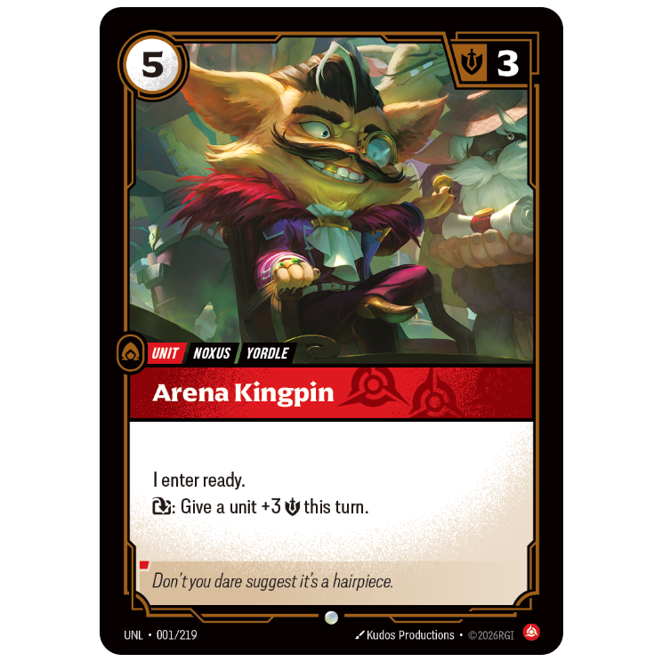 Riftbound TCG - Arena Kingpin | Unleashed 001/219