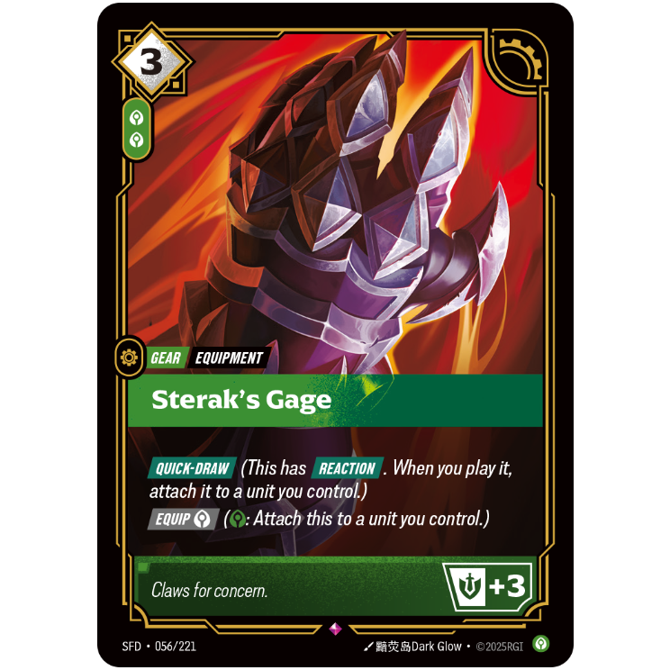 Sterak's Gage - Riftbound Spiritforged #56