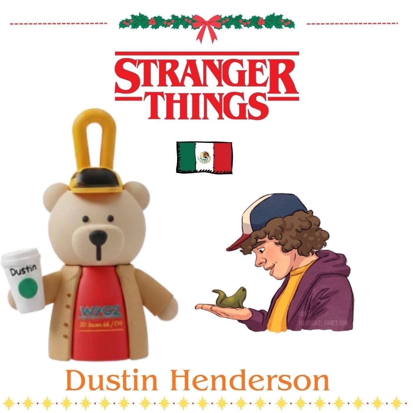 Stranger Things Bearista – Dustin (Starbucks Bearista Collectible Figure)