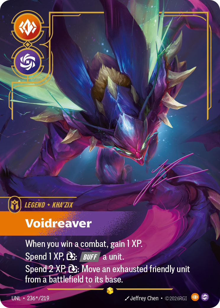 Riftbound TCG - Voidreaver | Unleashed 236s/219
