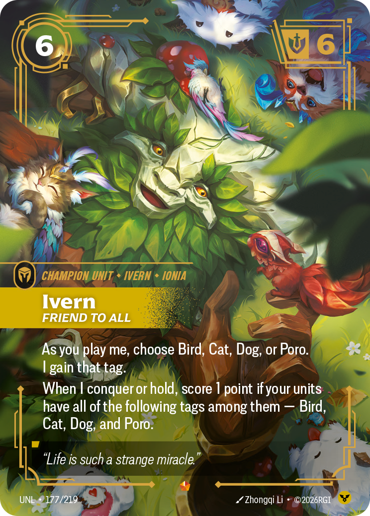 Riftbound TCG - Ivern, Friend to All | Unleashed 177/219