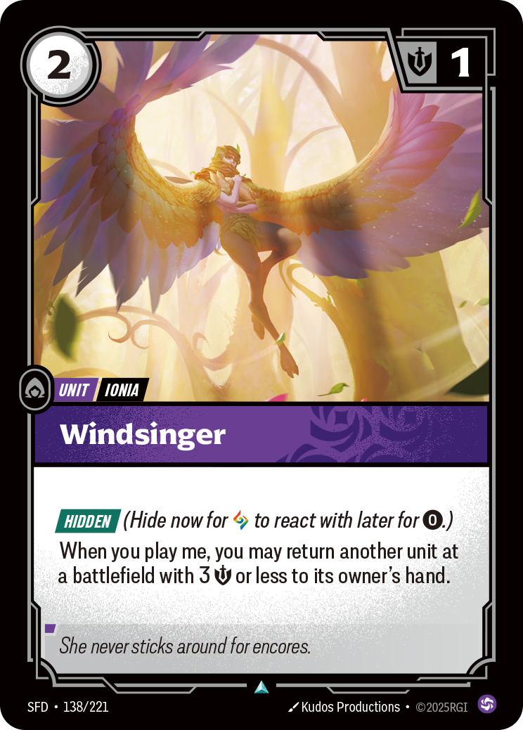 Windsinger - Riftbound Spiritforged #138