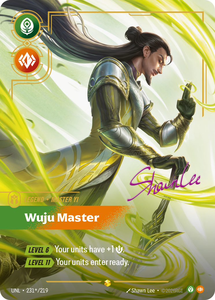 Riftbound TCG - Wuju Master | Unleashed 231s/219