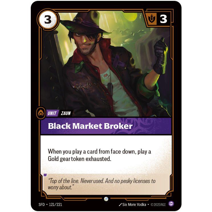 Black Market Broker - Riftbound Spiritforged #121