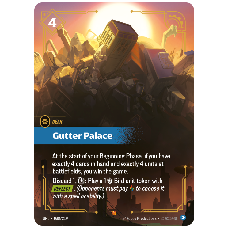 Riftbound TCG - Gutter Palace | Unleashed 088/219