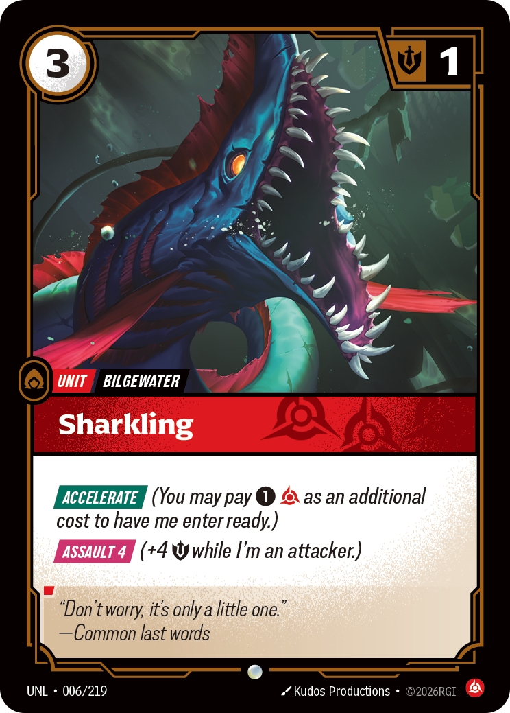 Riftbound TCG - Sharkling | Unleashed 006/219