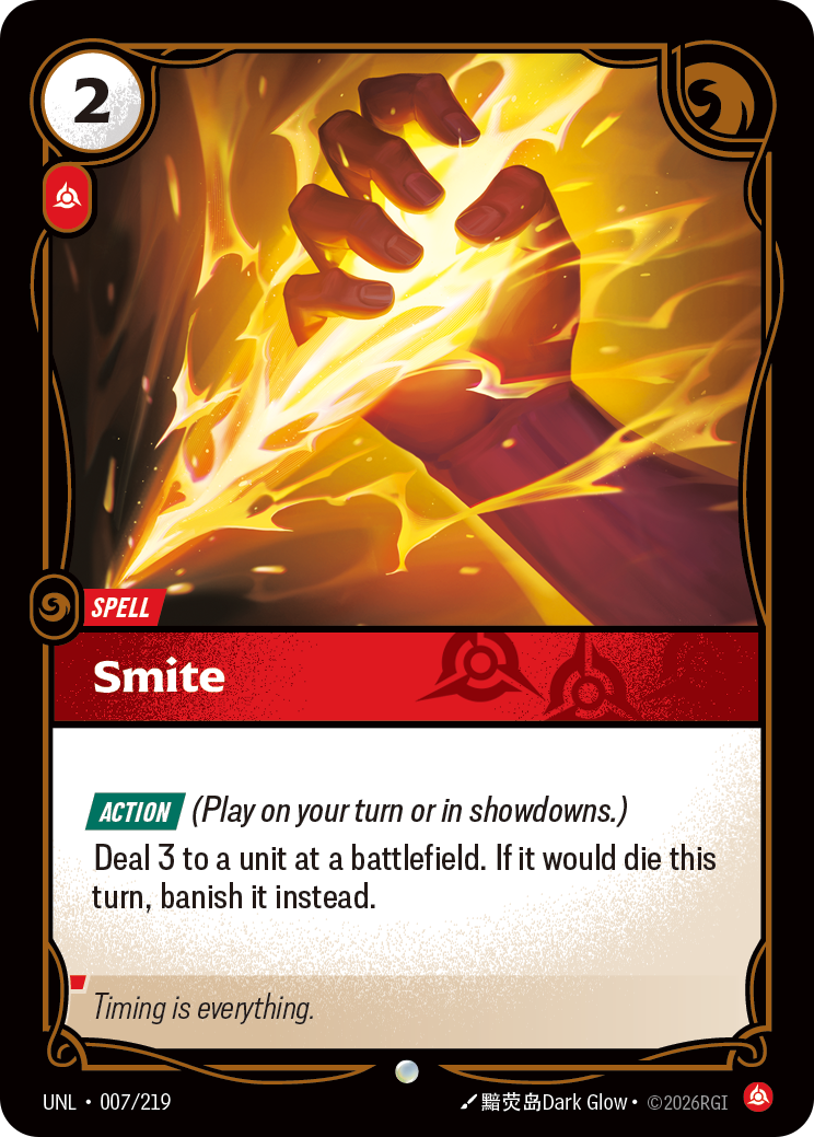 Riftbound TCG - Smite | Unleashed 007/219