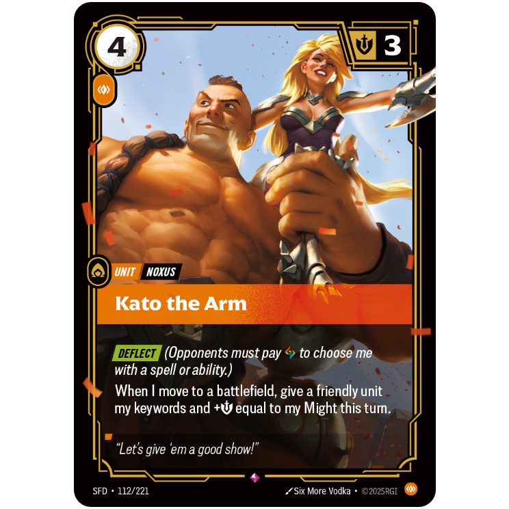 Kato The Arm - Riftbound Spiritforged #112