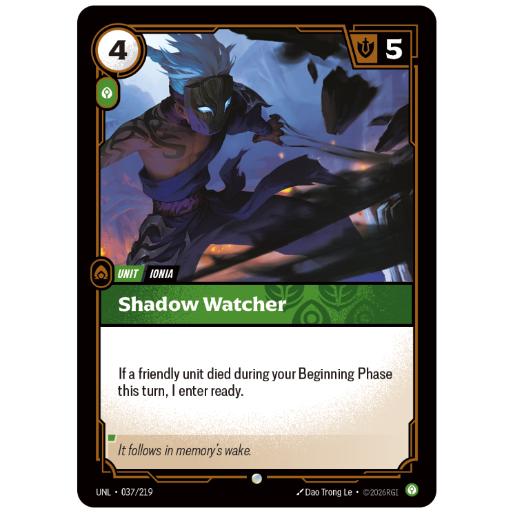 Riftbound TCG - Shadow Watcher | Unleashed 037/219