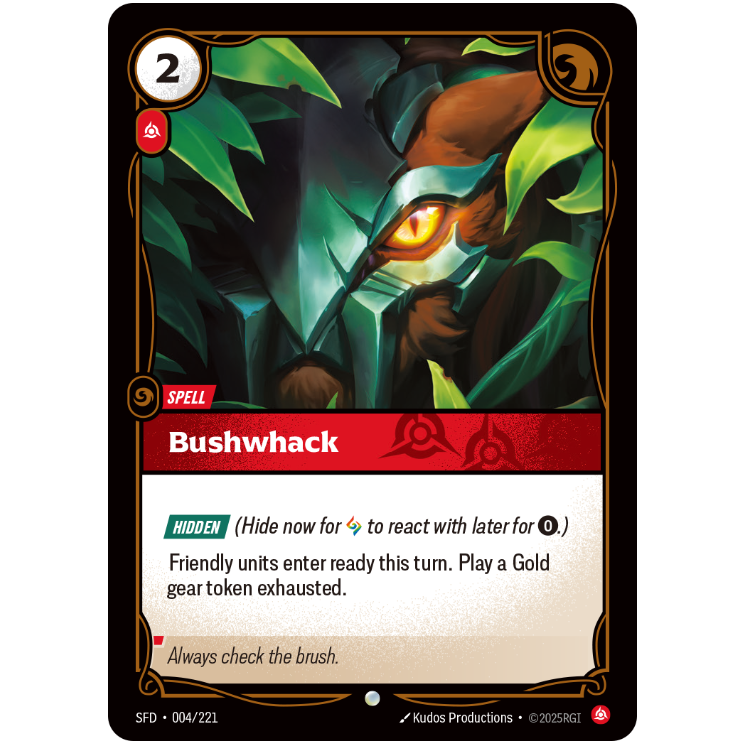 Bushwhack - Riftbound Spiritforged #4