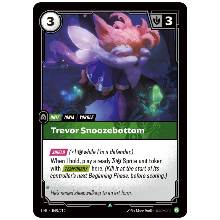 Riftbound TCG - Trevor Snoozebottom | Unleashed 048/219