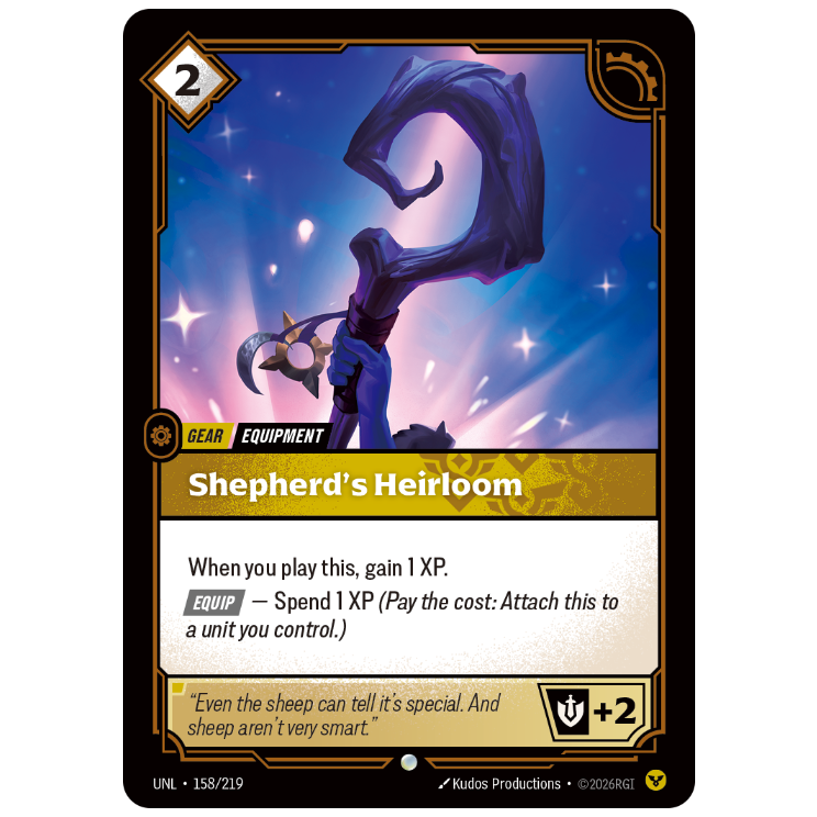 Riftbound TCG - Shepherds Heirloom | Unleashed 158/219