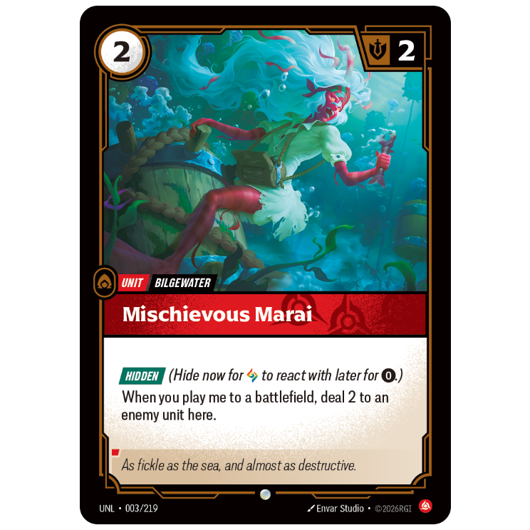 Riftbound TCG - Mischievous Marai | Unleashed 003/219