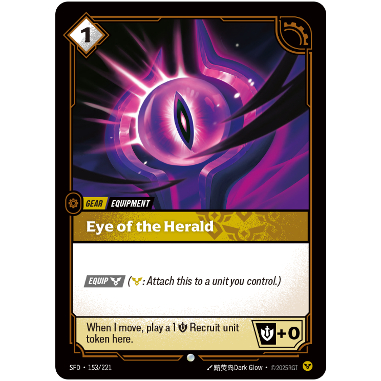 Eye Of The Herald - Riftbound Spiritforged #153