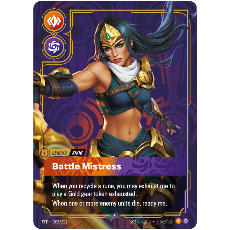 Battle Mistress - Riftbound Spiritforged #203