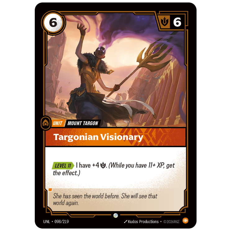 Riftbound TCG - Targonian Visionary | Unleashed 098/219