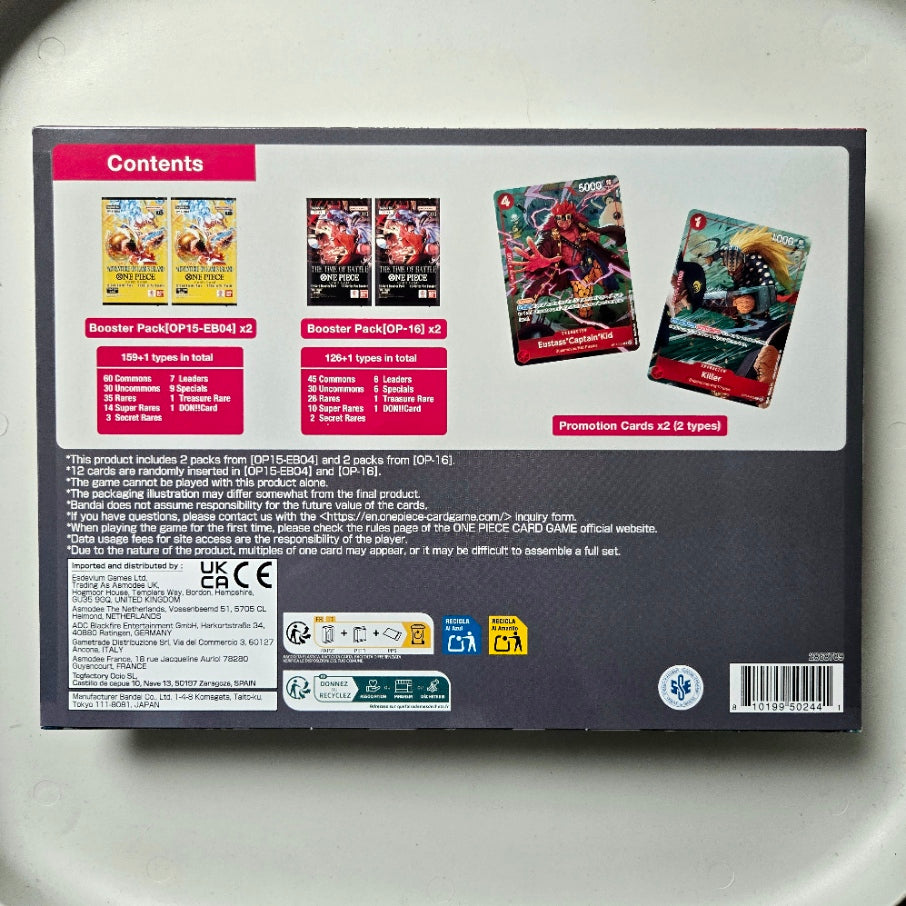 One Piece Card Game Illustration Box Vol.8 IB-08 sealed back