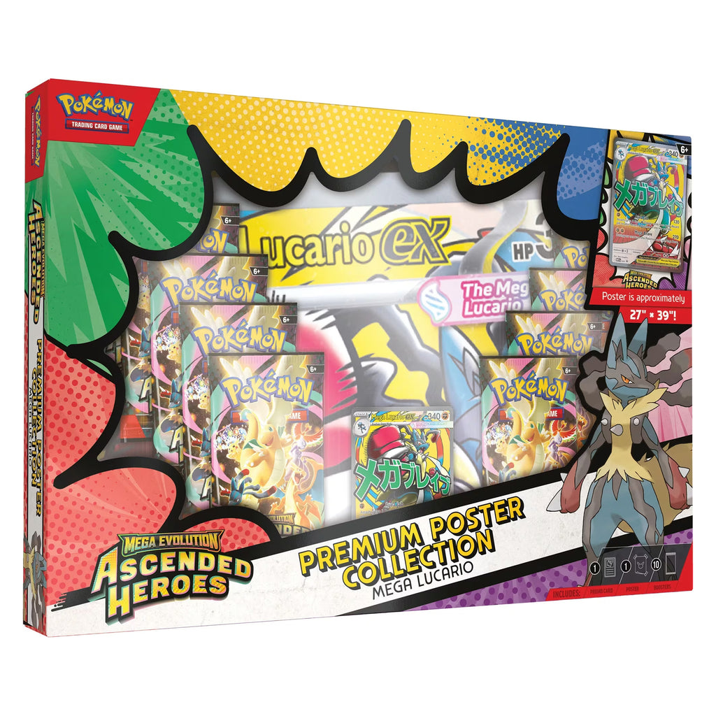 Pokémon: Ascended Heroes Premium Poster Collection — Lucario & Gardevoir Bundle