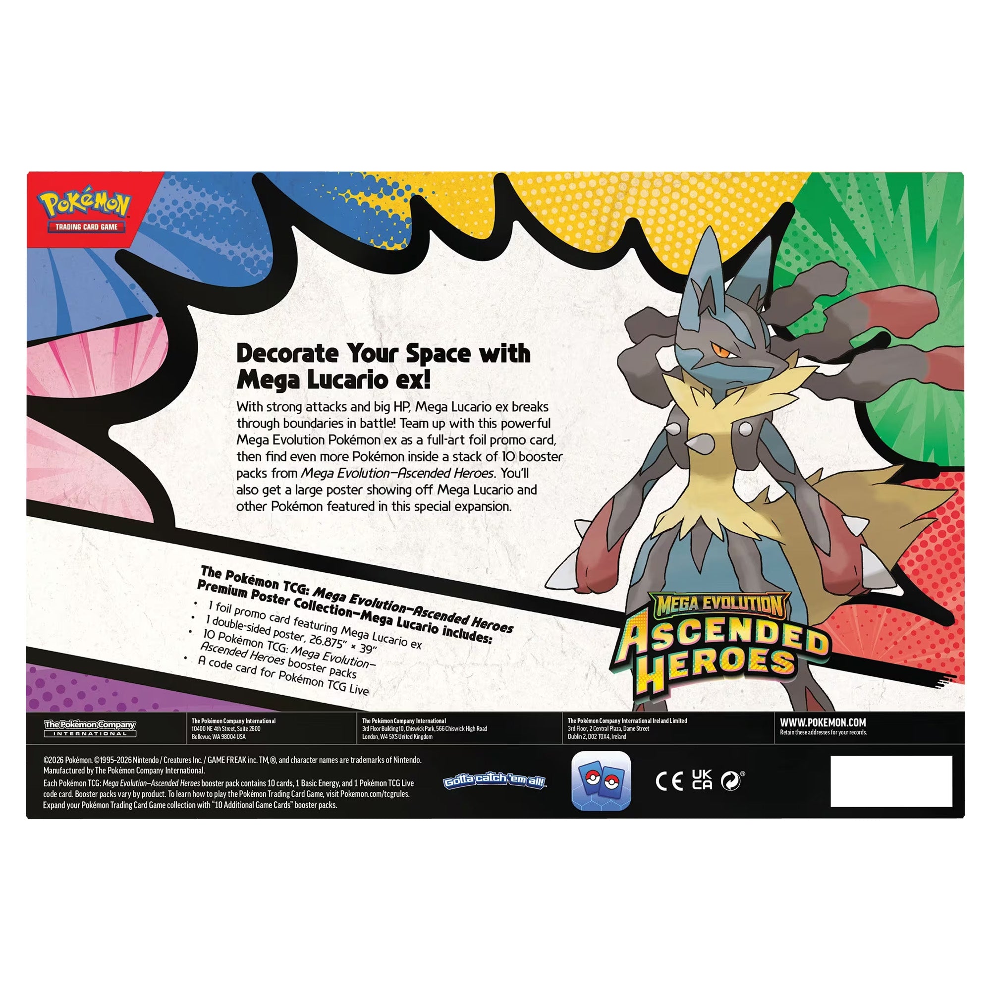 Pokémon: Ascended Heroes Premium Poster Collection — Lucario & Gardevoir Bundle