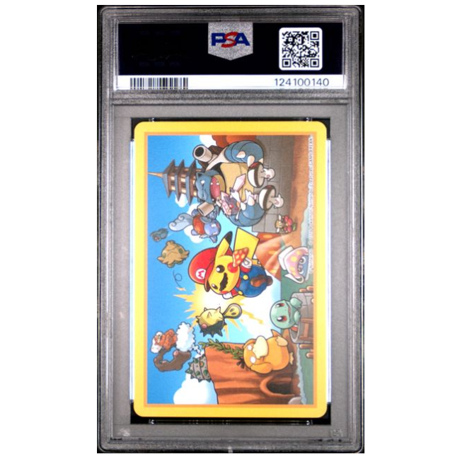 Pokémon Playing Cards – Joker (Mario Pikachu-Luigi) | 2016 PSA 9