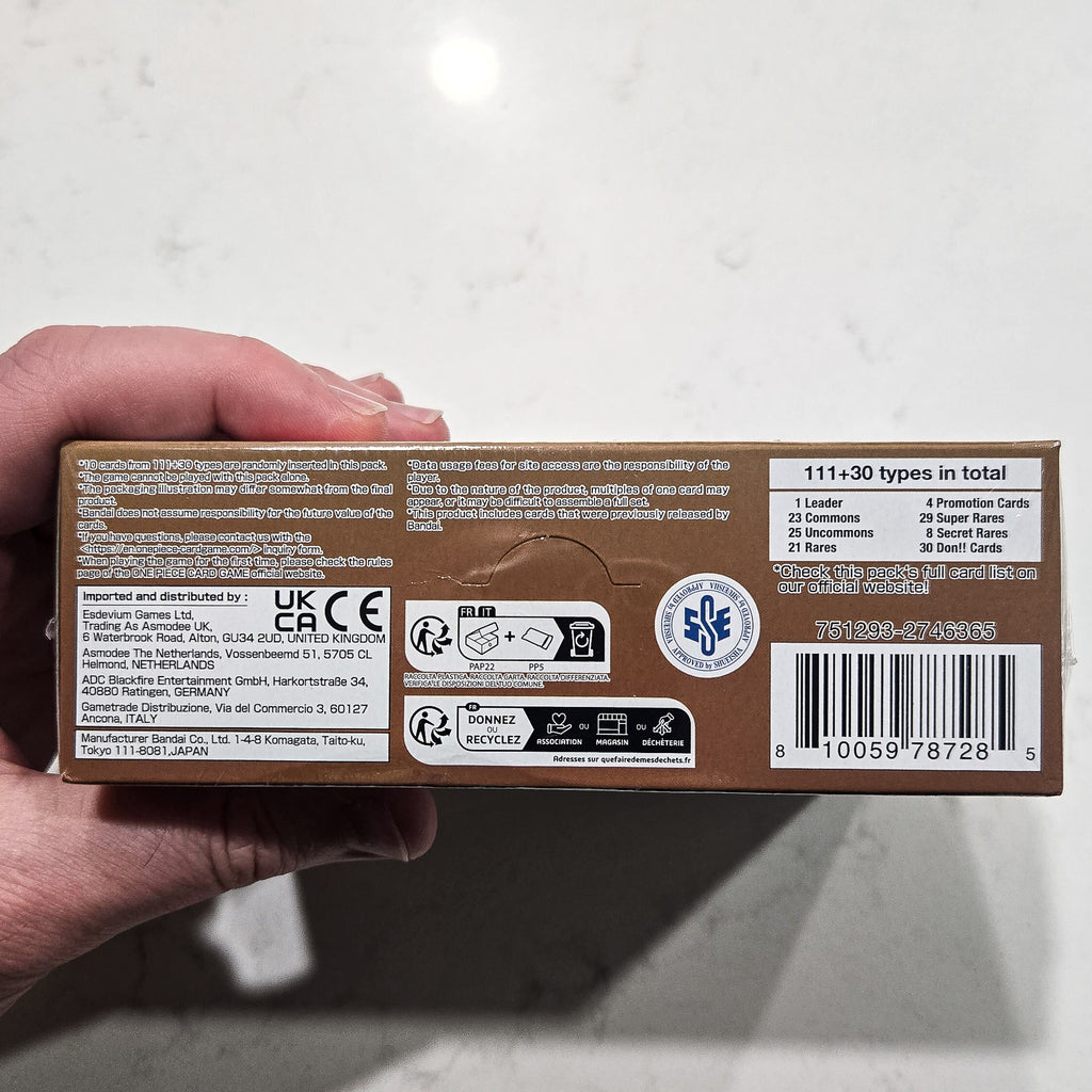 One Piece Card Game PRB-01 The Best Premium Booster Box – English – Factory Sealed