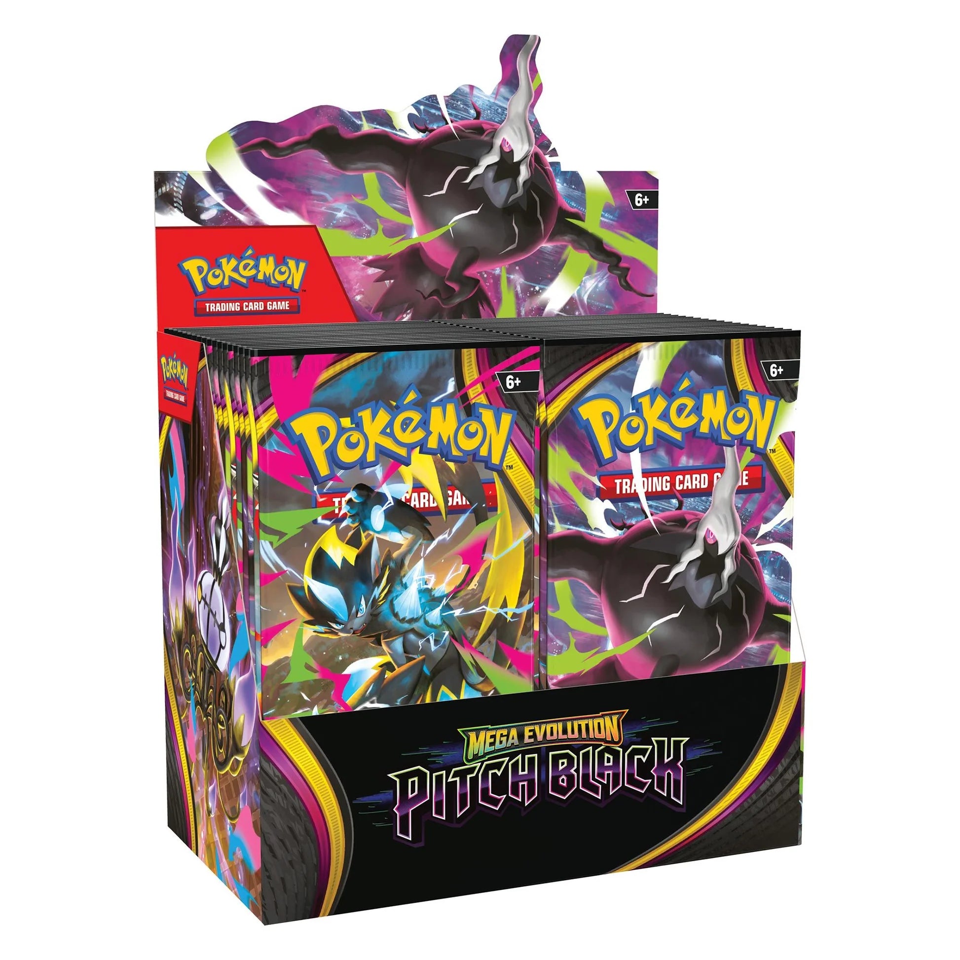 Pokémon TCG: Mega Evolution – Pitch Black Booster Box (36 Packs) – PRESALE