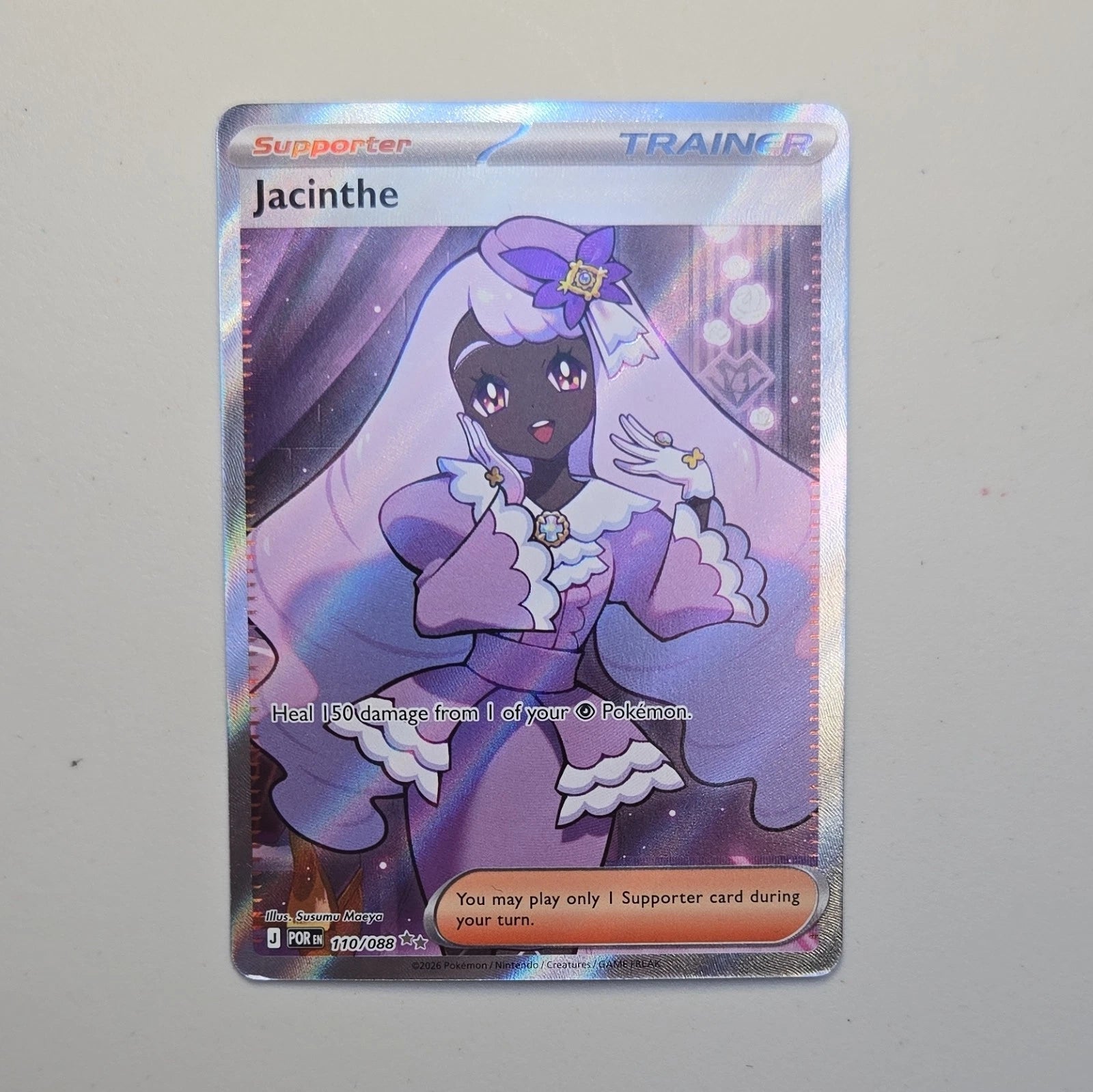 Pokémon TCG – Jacinthe (Full Art, Holo) | 110/088 - Perfect Order