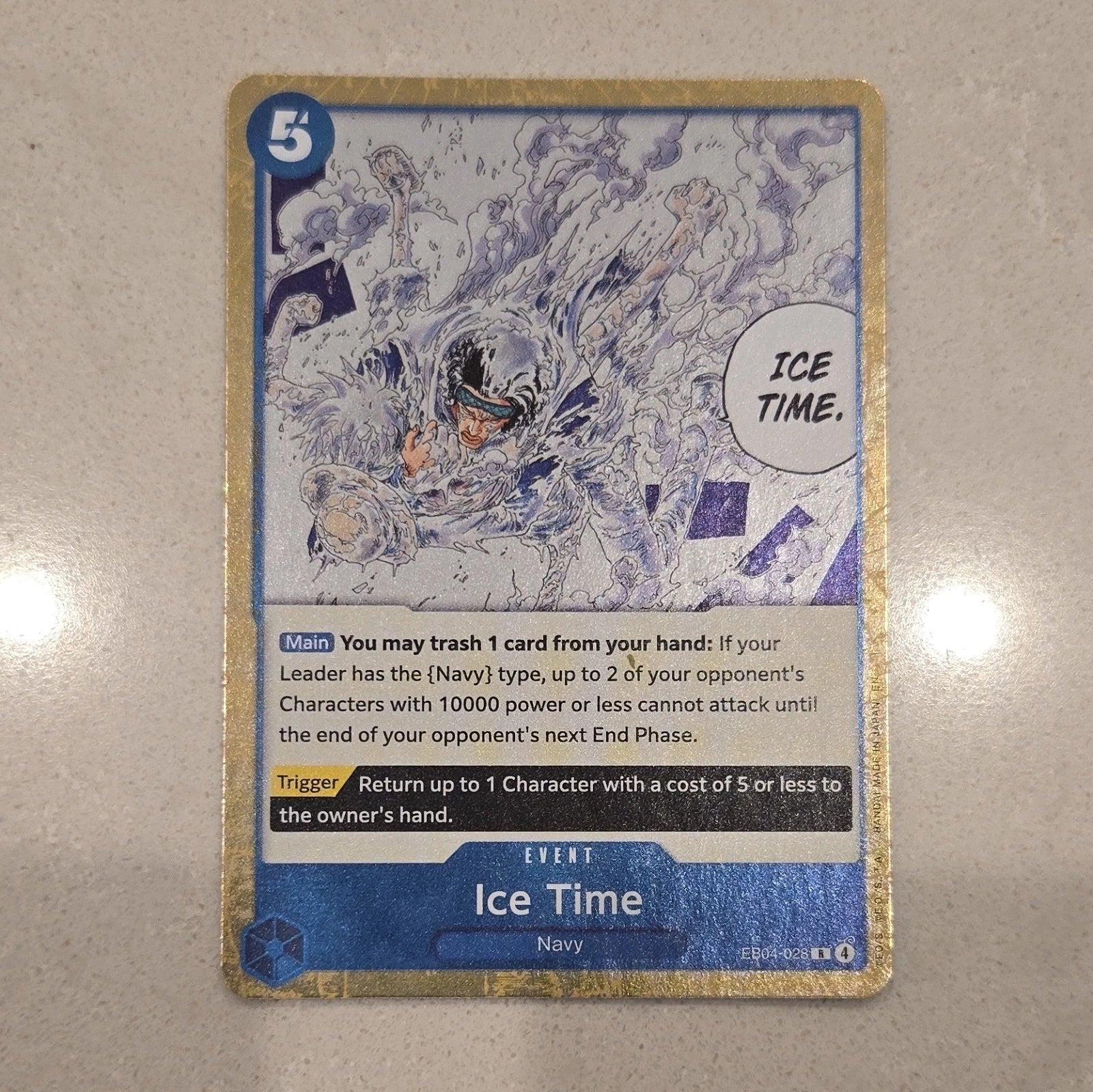 One Piece Card Game – Ice Time (Foil, Rare) | EB04-028
