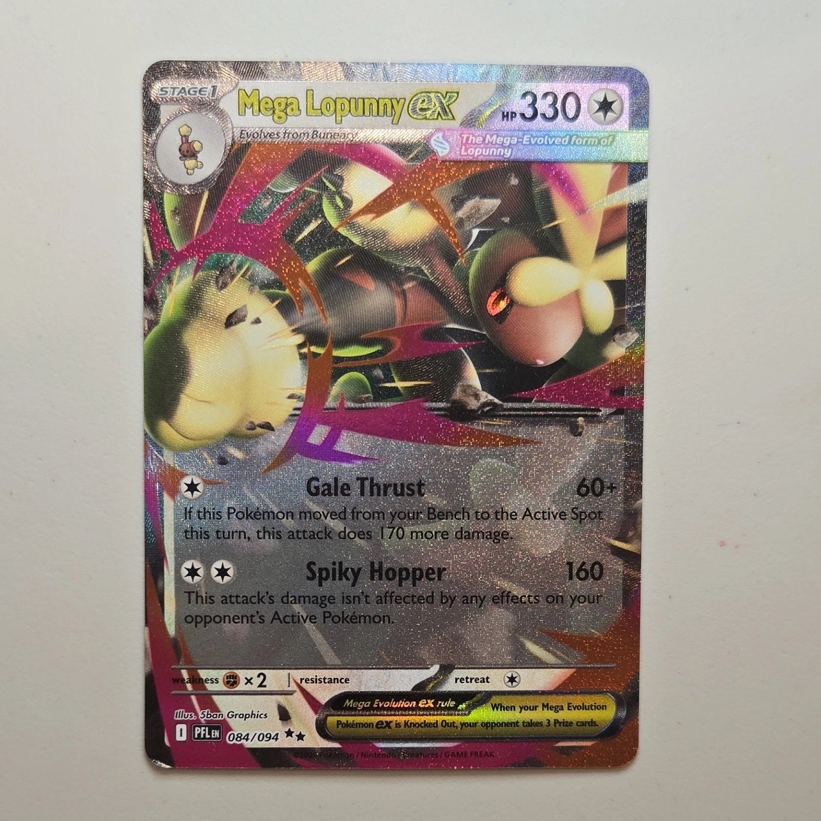 Pokémon TCG – Mega Lopunny EX (Holo) | Phantasmal Flames 084/094