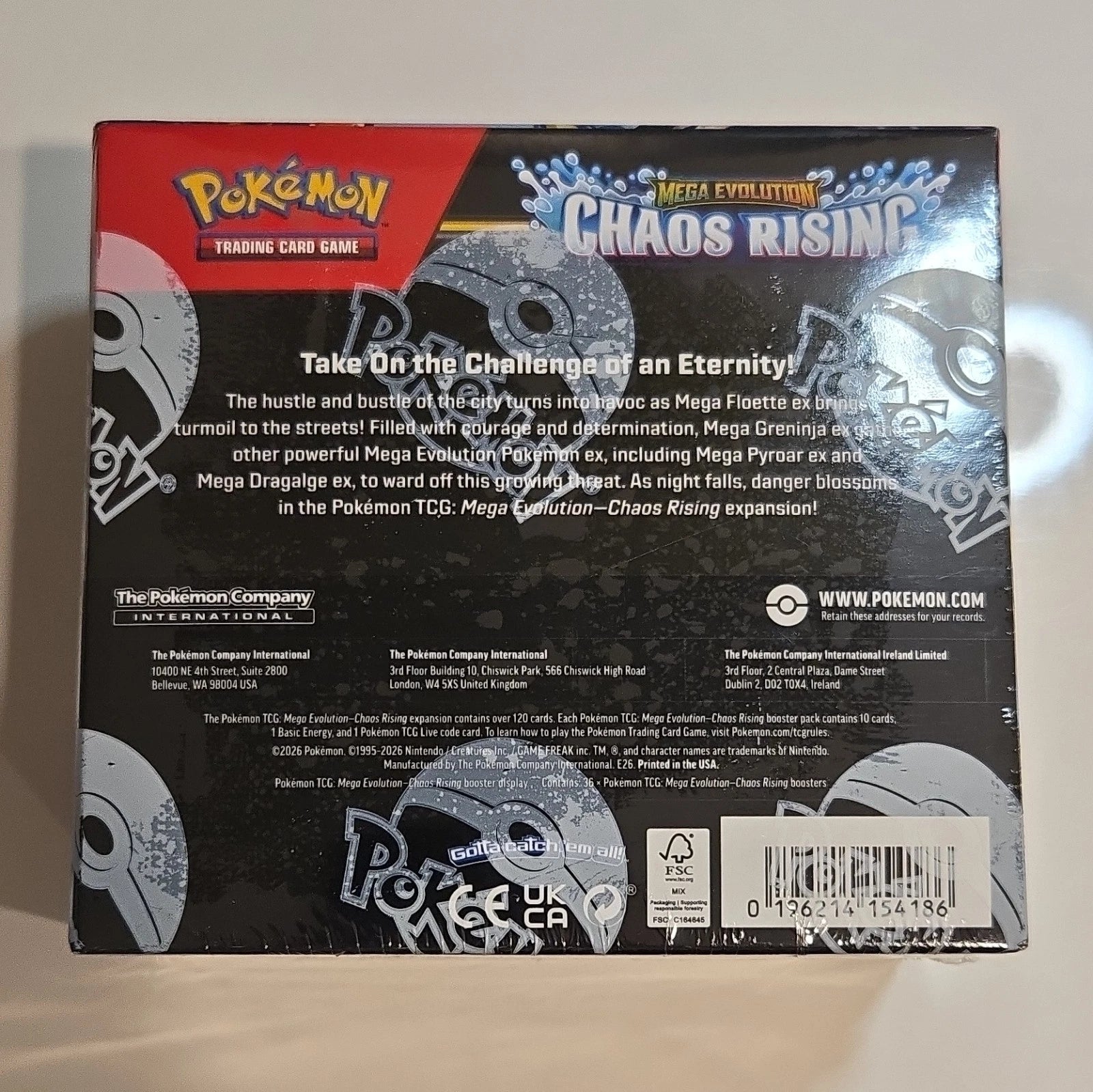 Pokémon TCG Mega Evolution—Chaos Rising Booster Box