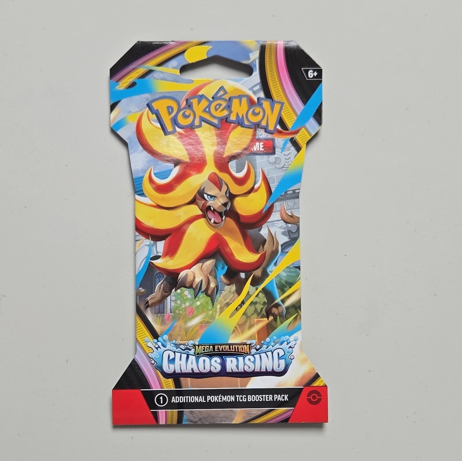 Pokémon TCG Mega Evolution—Chaos Rising Booster Pack Hangsell (Factory Sealed)