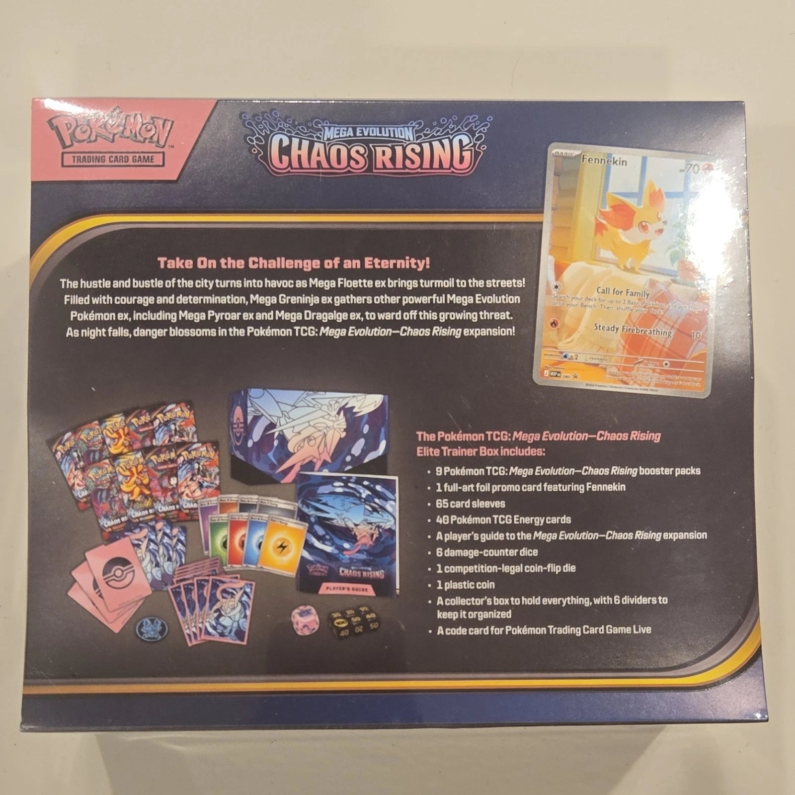 Pokémon TCG Mega Evolution—Chaos Rising Elite Trainer Box (Factory Sealed)