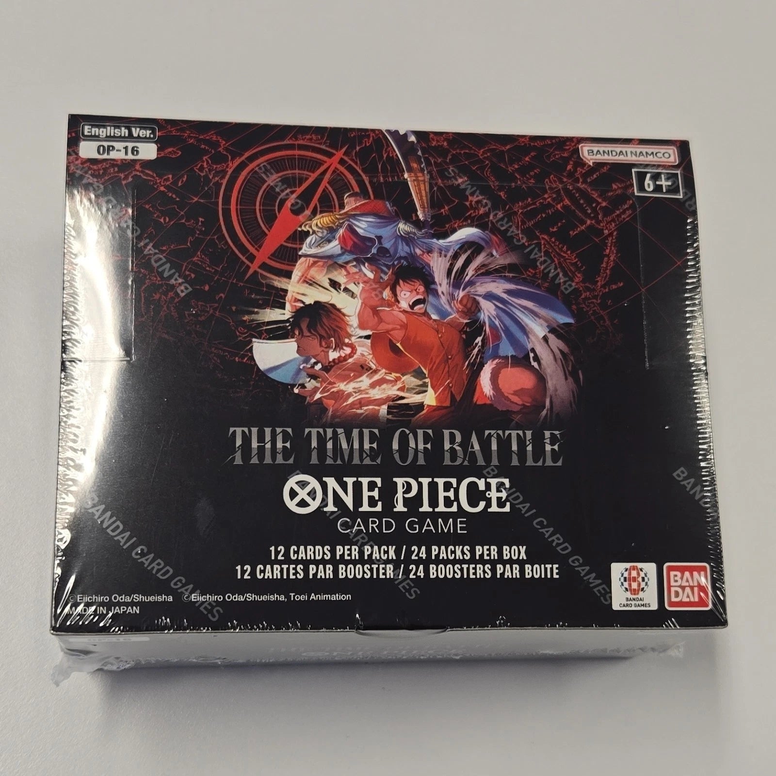 One Piece Card Game – OP-16 The Time of Battle Booster Box (Sealed, English)