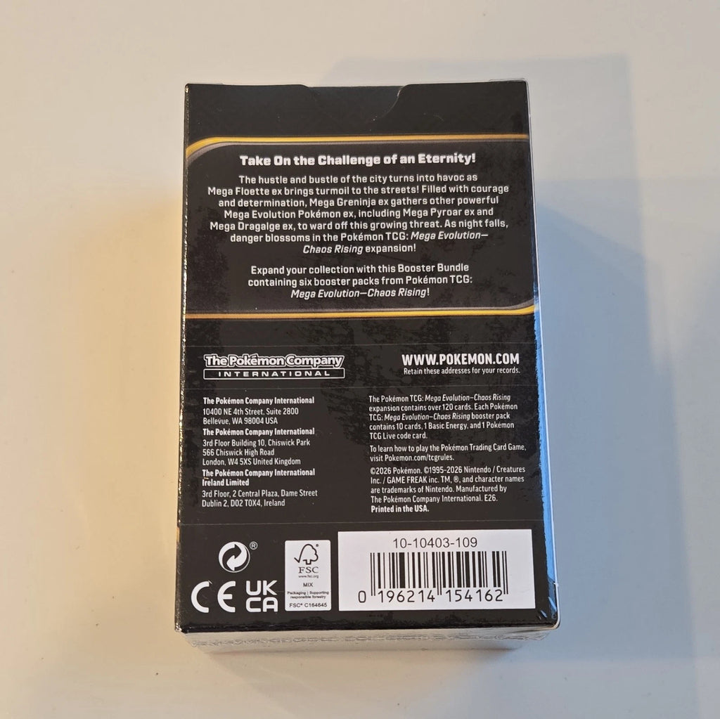 Pokémon TCG Mega Evolution—Chaos Rising Booster Bundle